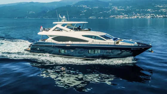 The Best Way luxury crewed yacht — exterior view, Adriatic Sea Croatia