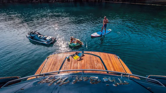 The Best Way yacht water toys and tender — charter activities Croatia