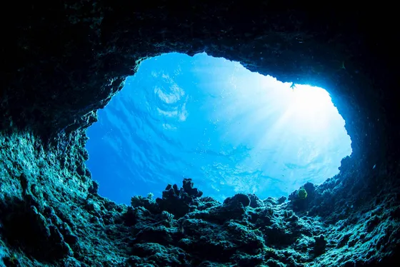 Dubrovnik underwater cave adventure with Tendo Luxury Travel.