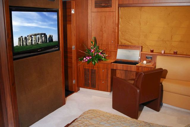 Yacht is equipped with advanced entertainment systems, allowing guests to enjoy various media while at sea