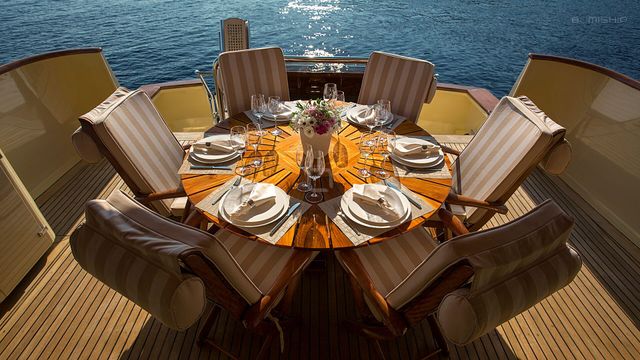 Boward marine vintage luxury yacht