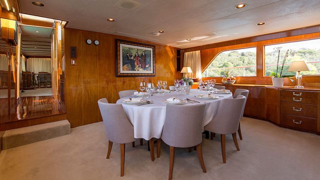 Boward marine vintage luxury yacht