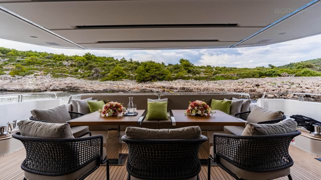 Luxury San Lorenzo NOOR II yacht for charter