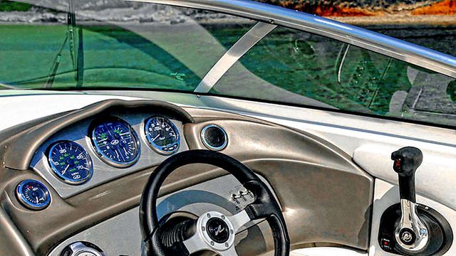 Luxury speedboat dashboard. Explore Dubrovnik's coastline in style.