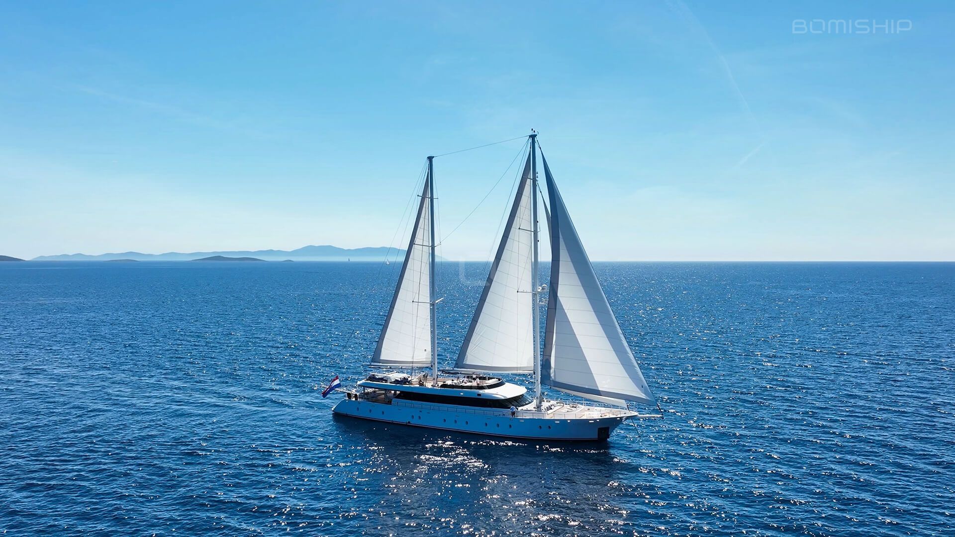 Luxurious sailboat cruising the Adriatic Sea near Dubrovnik, offering unforgettable charter experiences in crystal-clear waters